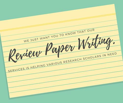 review paper writing services