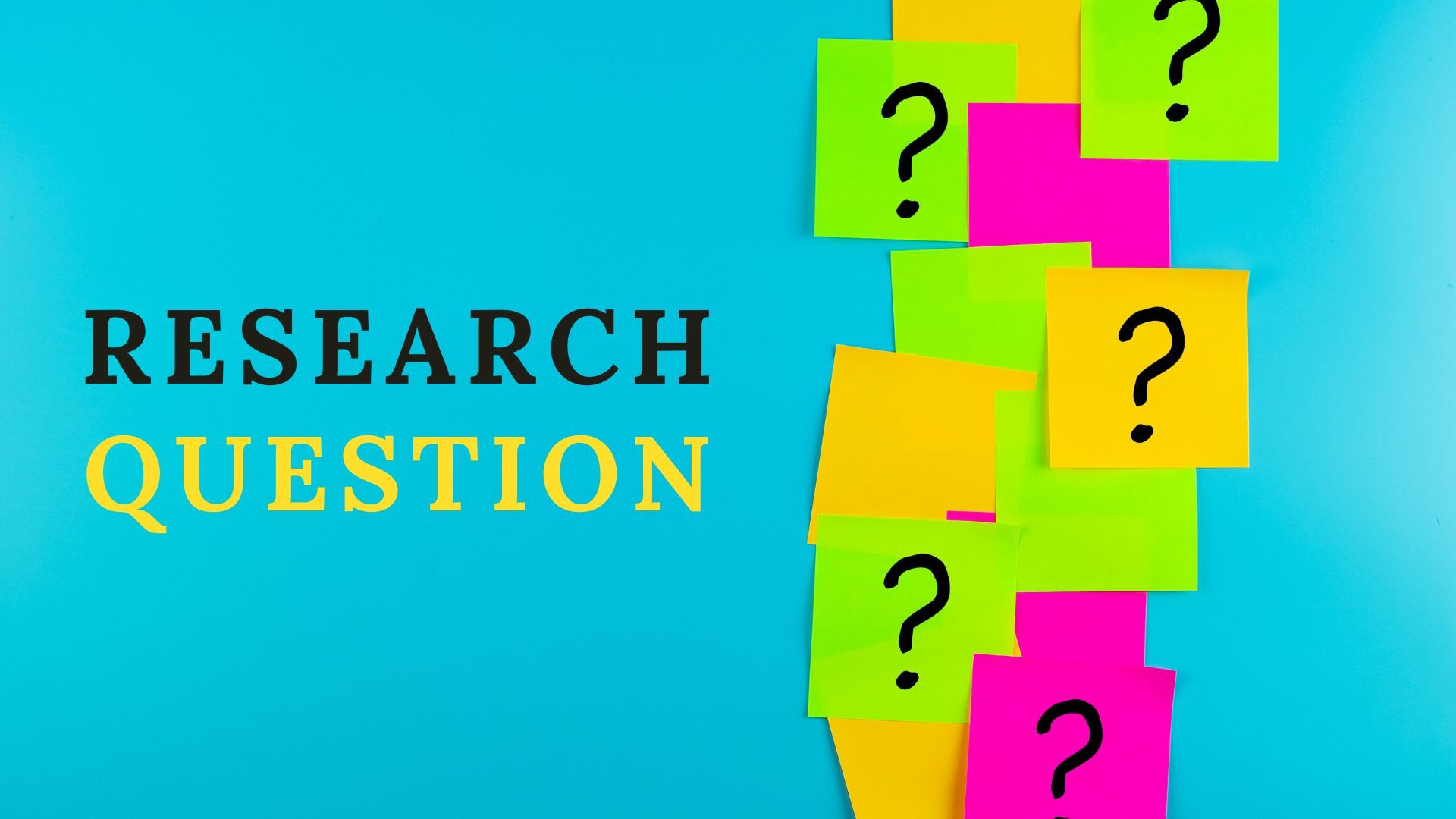 research questions characteristics