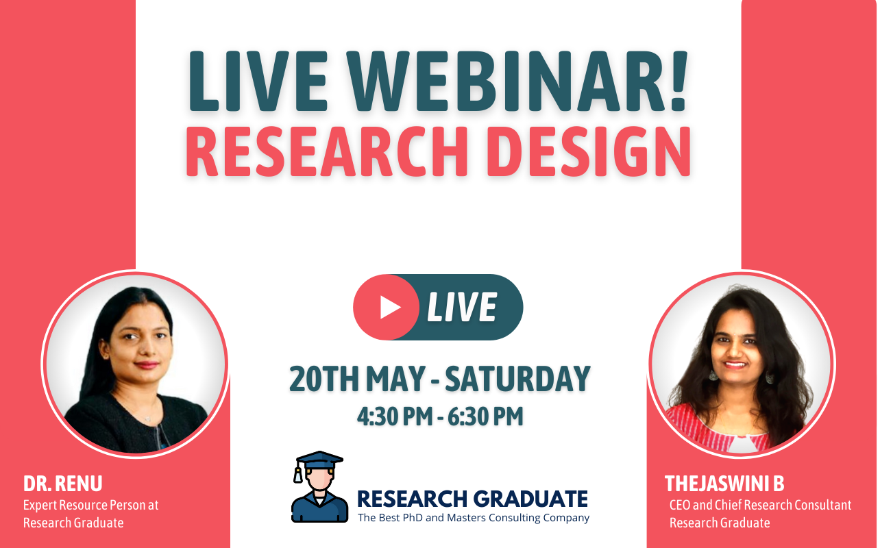 Live Webinar on Research Design - Research Graduate