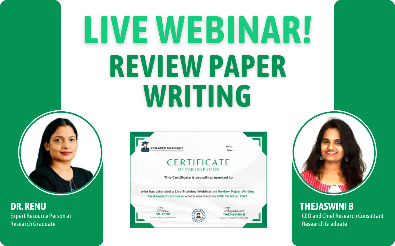 Live Webinar On Review Paper Writing For Research Scholars - Research ...